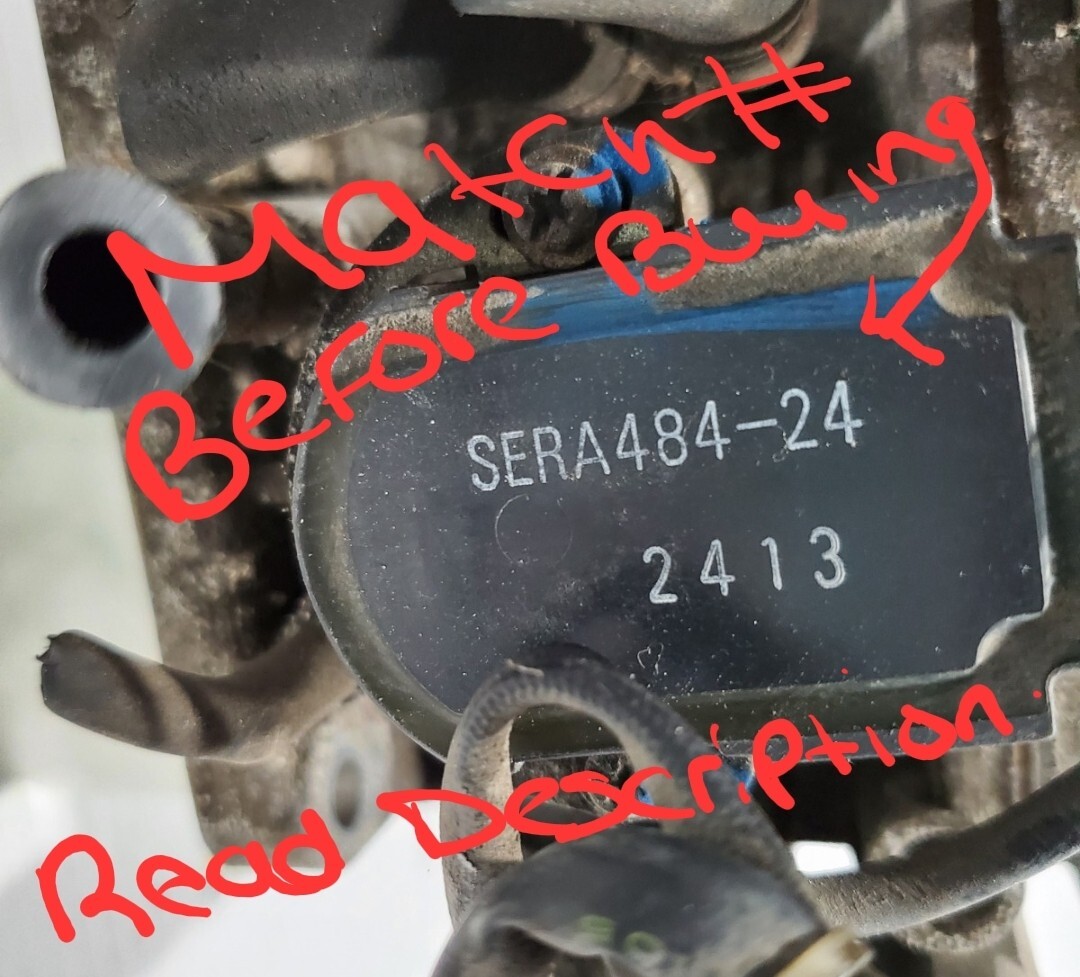 9091 Nissan Pickup D21 4 Cyl AT SERA48424 Throttle Body Intake Valve