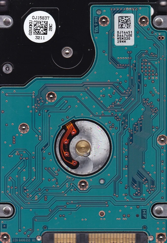 HTS541010A9E680 pn: 0J26333 mlc: DA5218 Thailand 2013 1TB 2.5" SATA HDD A18-10 - Image 2 of 2