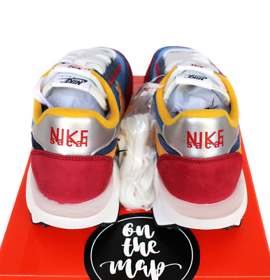 Nike x Sacai LDwaffle Daybreak Varsity Blue Red UK 9 US 10 EUR 44