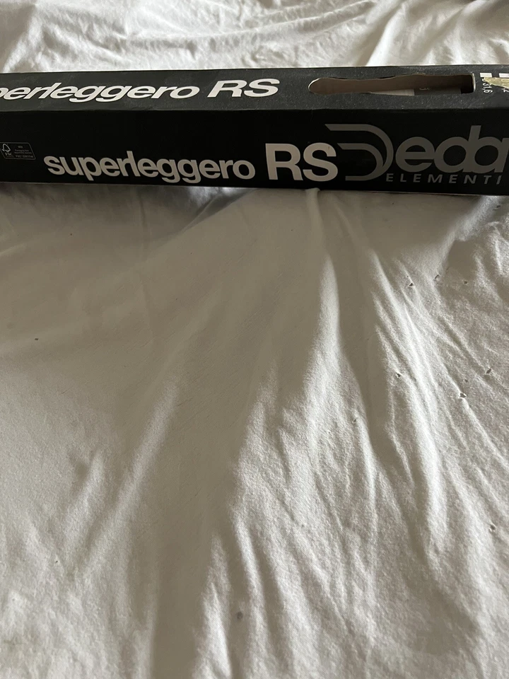 Tija de sillín de carbono nueva en caja Deda Elementi Superleggero RS negra 31,6-35 mm genuina Foto 2 de 4