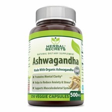 Herbal Secrets Ashwagandha 500 Mg 250 count 250 count