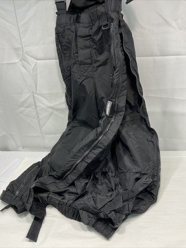 Kids Juniors Obermeyer Ski Radical Snow Pants Convertible Bibs: Size 10 - Black - Picture 4 of 14