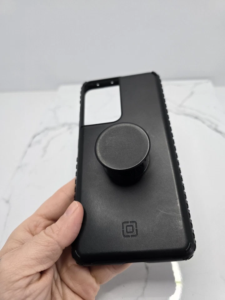 Incipio | Funda protectora para teléfono Samsung Galaxy S21 Ultra negra de alta resistencia Foto 2 de 4