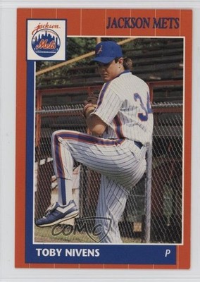 1990 Grand Slam Jackson Mets Toby Nivens #17 uk5