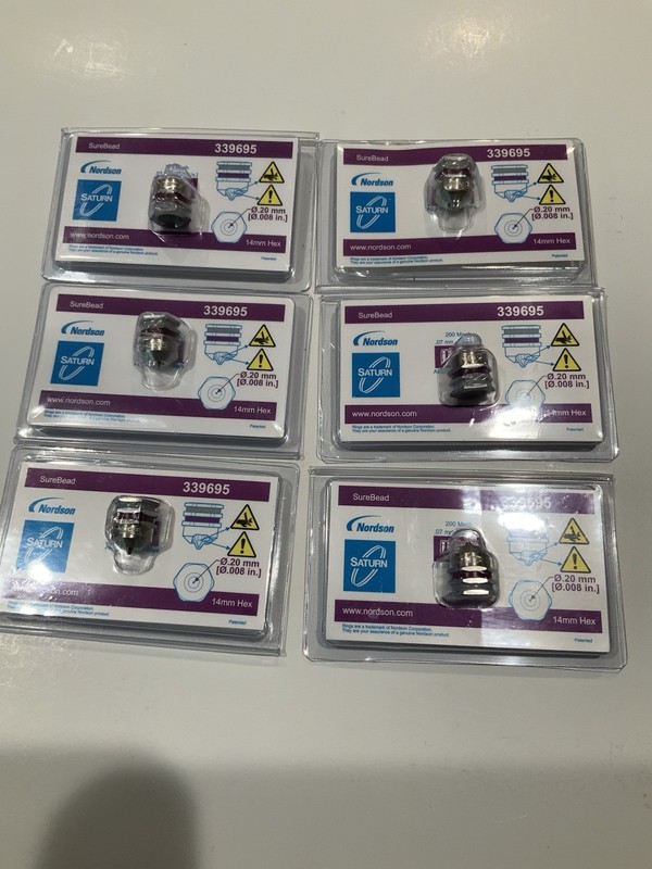 6 Brand new Nordson 339695 Nozzle