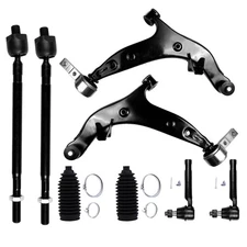 Front Control Arm Tie Rod Ball Joint Rack Pinion Bellow For Nissan Quest 04-09