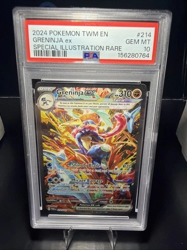PSA 10 Greninja ex 214/167 Sv06: Twilight Masquerade Holo