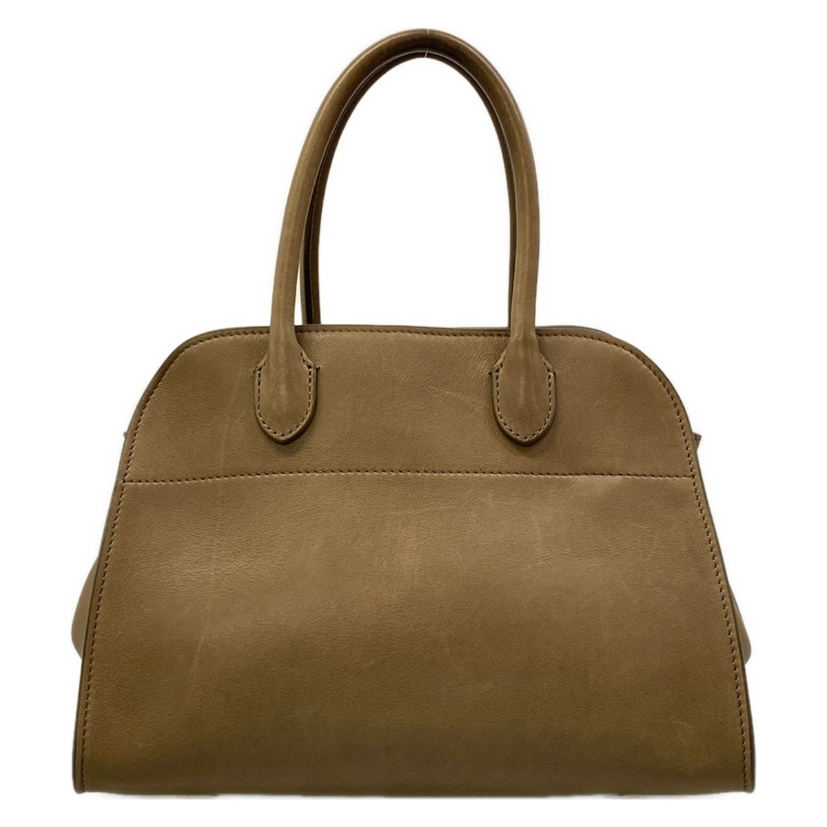 THE ROW Soft Margaux 10 Brown Leather Tote Bag