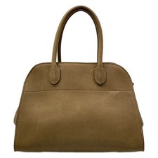 THE ROW Soft Margaux 10 Brown Leather Tote Bag