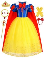 Princess Dress up Clothes for Little Girls Princess Costume Halloween Christm...