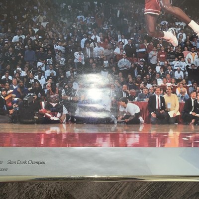 Rare Vintage 1988 NBA MVP Slam Dunk Champion Michael Jordan Nike