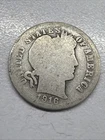 1916 Barber Liberty Head Dime 90% silver Actual coin Good Coin