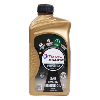 TotalEnergies Quartz 9000 Xtra Future FGC 0W-16 1 QT Full Synthetic Oil Engine