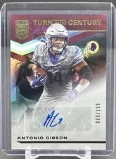 2020 PANINI DONRUSS ELITE #TC-AG Antonio Gibson RC Turn of the Century Auto /199