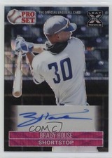 2021 Leaf Pro Set Metal 1991 Base Pink Wave 2/15 Brady House #PS1-BH2 Auto 2d9