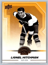 2023-24 UD Boston Bruins Centennial #90 Lionel Hitchman BASE GOLD Boston Bruins