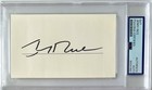 JERRY RICE Signed AUTOGRAPH 3x5 Cut San Francisco 49ers Football PSA DNA COA
