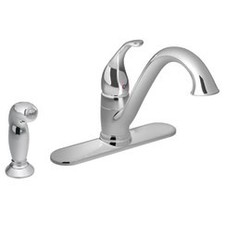 Moen 7840 Chrome Camerist Low-Arc Kitchen Faucet Side Spray