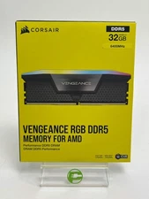 New Corsair Vengeance RGB DDR5 32GB (2x16GB) RAM DDR5 6400MHz CMH32GX5M2B6400Z32