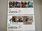 2 GB 2024 The Age Of The Dinosaurs Stamps + Minisheet FDC Different Postmarks
