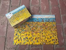 Vintage 1989 Wheres Waldo on The Beach 100pc Puzzle Made in USA | Pre-Owned