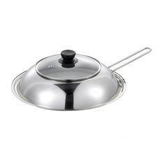 Glass Lid with Stainless Steel Handle Sturdy ...