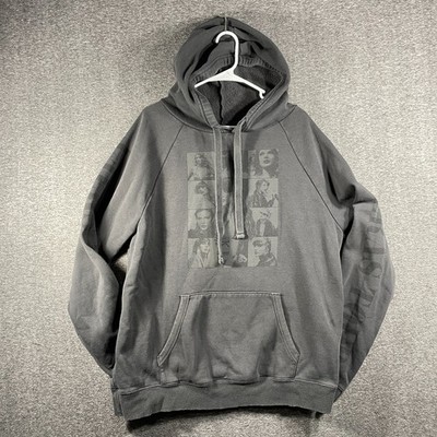 Taylor Swift Eras Tour Graphic Concert Hoodie Sweatshirt Grey L Large