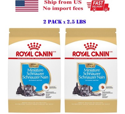 Royal Canin Puppy Dry Dog Food - Miniature Schnauzer Breed Health Nutrition 5lb