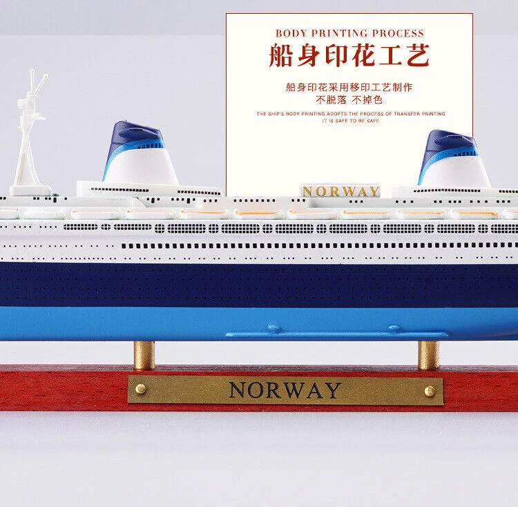 Atlas 1:1250 NORWAY Cruise Ship Model Collect Diecast Boat Toys Gift in stock - Image 4 of 4