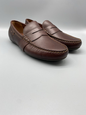 Polo Ralph Lauren Casual Shoes Mens 8.5D Brown Leather 