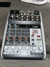 Behringer Xenyx 802 Mixing Console, 8 Channel - Black No Power Cable