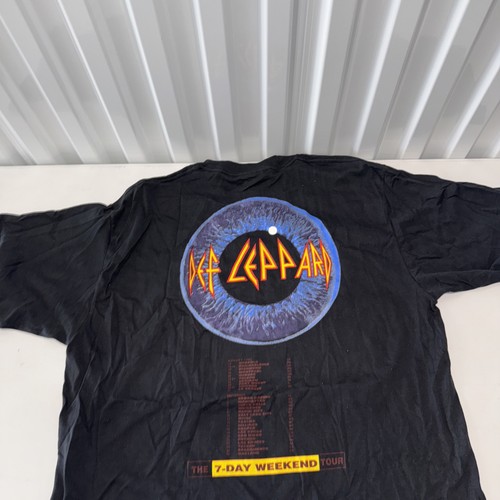 Vintage Def Leppard Adrenalize 7-Day Weekend Tour Giant T-Shirt XL - Never Worn! - Picture 8 of 12