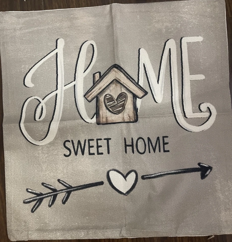 Set Of 2 Beautiful Heavy Weight Home Theme Cottage Style Throw Pillow Covers - Image 2 of 4