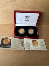 Royal mint Gold Proof Sovereign Set Jersey 2000 Limited rare