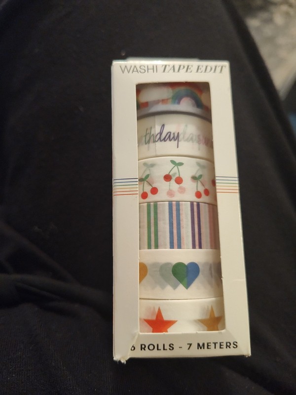 The Home Edit Washi Tape, Multi-Color, 6 Count