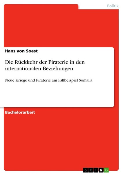Die RüCkkehr Der Piraterie In Den Internationalen Beziehungen (Buch)-image