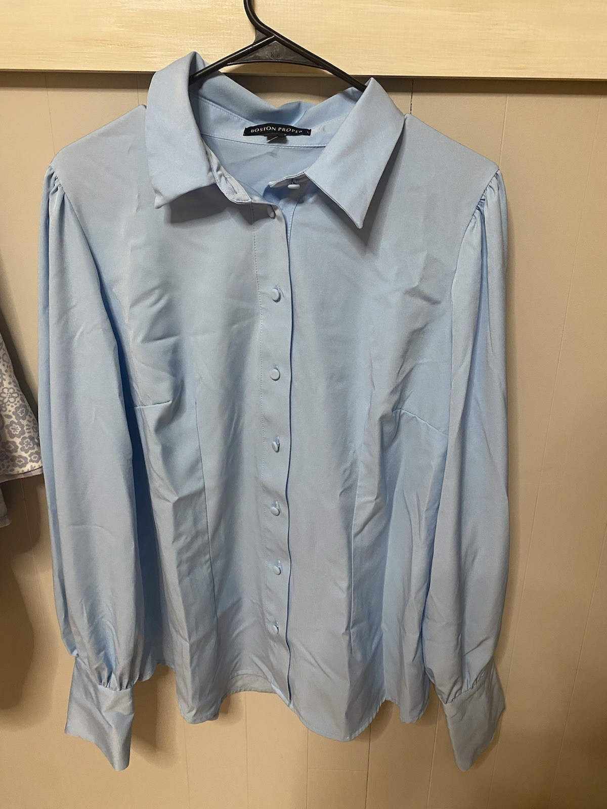 Boston Proper Button Down Covered Buttons Size XL - image 1