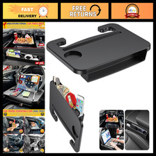 2-in-1 Car Steering Wheel Desk Tray Table Food Laptop Organizer Road Tri