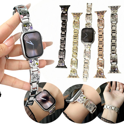 Fancy Bracelet Metal Band Strap For Apple Watch Series 11 10 9 8 7 SE 3 38-49mm