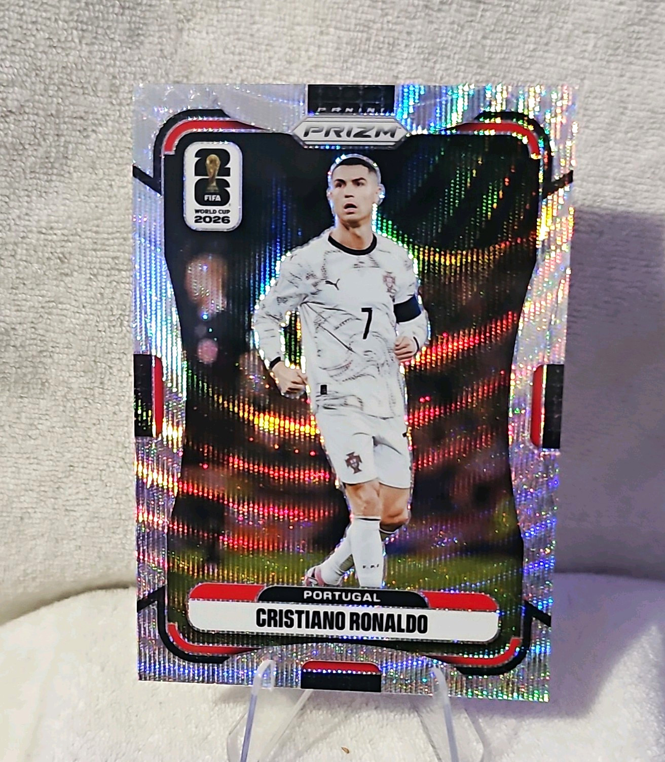 Panini 2026 Prizm FIFA World Cup Prizm Wave Cristiano Ronaldo Portugal #367