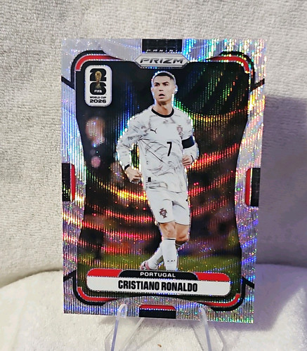 Panini 2026 Prizm FIFA World Cup Prizm Wave Cristiano Ronaldo Portugal #367