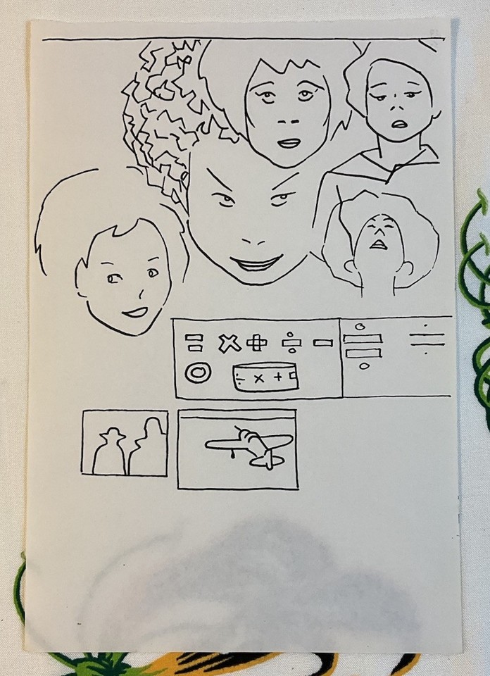 Alex Toth original sketch art Comic Art