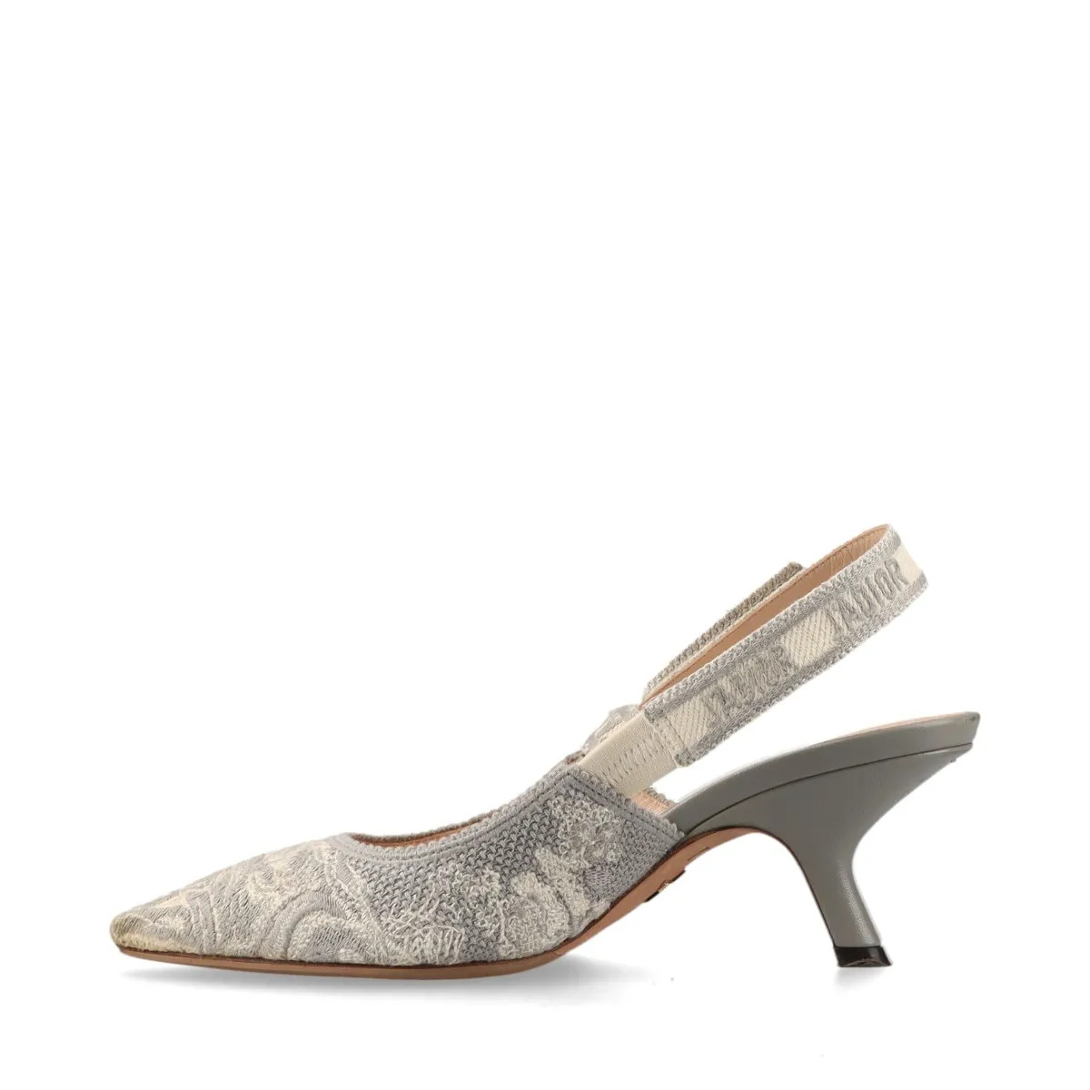 Christian Dior J'ADIOR Fabric Strap Pumps 34 Ladies' Gray MD0221