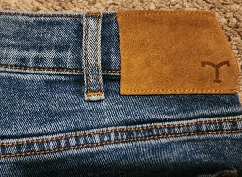 Jeans Tecovas Para Hombre 36x32 Denim Resistente Estándar Vaquero Western Rodeo Lavado Mediano - Imagen 14 de 14