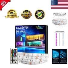 Color Changing 32.8ft LED Strip Lights with Remote - Perfect for Holiday Decor