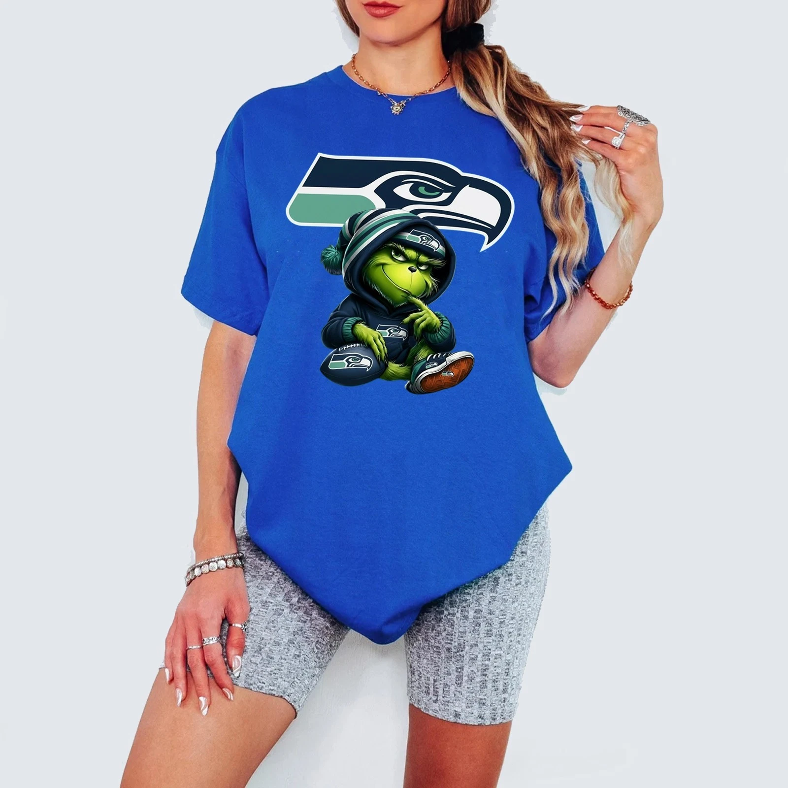 Seahawks funny character Football TShirt