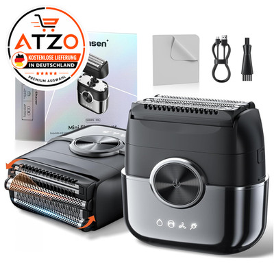 kensen Mini Foil Shaver 4 Flex Scherkopf USB-C Elektrischer Rasierer Wass