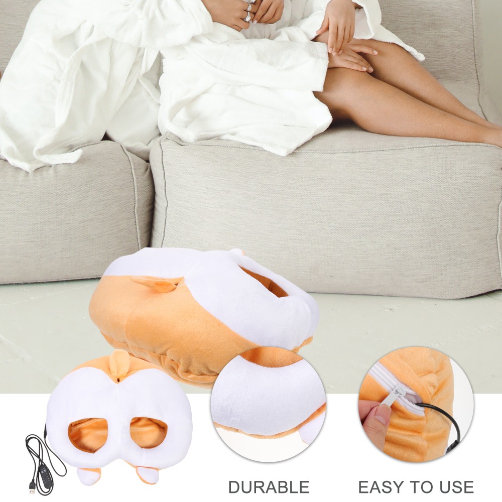 APL Scarpe Calde Elettriche Scalda Piedi Pantofole Cuscino Riscaldante per Den