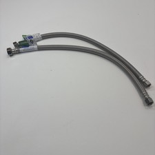  2 BrassCraft 3/8 in. x 1/2 in. FIP x 20 in. Braided Polymer Faucet Connector