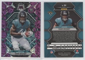 2023 Panini Mosaic Rookies No Huddle Purple Prizm /50 Tank Bigsby #364 Rookie RC